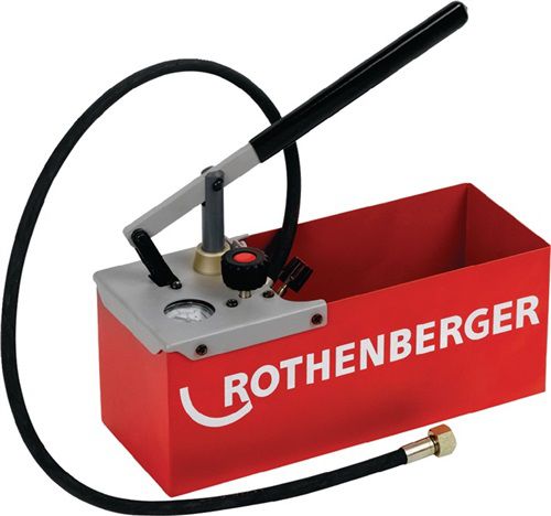 Rothenberger Prüfpumpe (0 - 25 bar R 1/2 “ / Saugvolumen pro Hub ca. 16 ml) - 60250