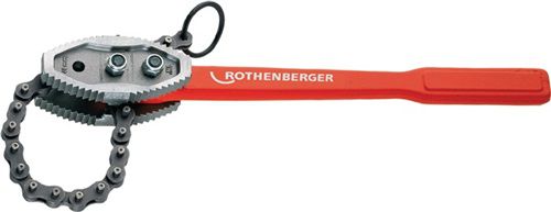 Rothenberger Kettenrohrzange (Gesamtlänge 940 mm Spannweite 114 mm / für Rohre 4 “) - 70244