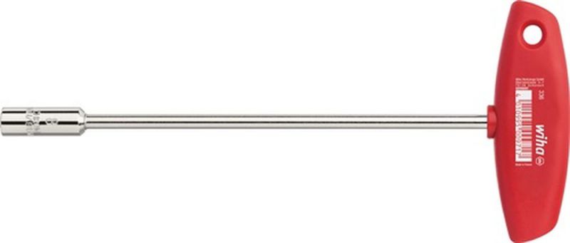 Wiha Sechskantsteckschlüssel (Schlüsselweite 5,5mm Klingenlänge 125mm / Ausführung 1-Komponentengriff) - 00965