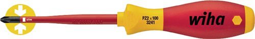 Wiha Schraubendreher (Größe PZD 1 / Klingenlänge 80 mm VDE isoliert) - 35395