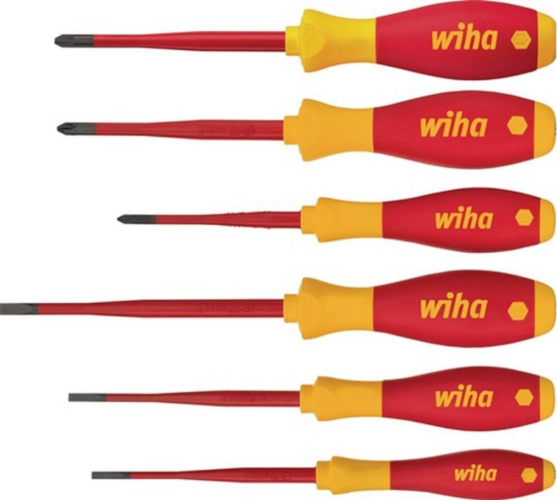Wiha Schraubendrehersatz (6-teilig / Schlitz / PH / +-(SL/PZD)) - 38362