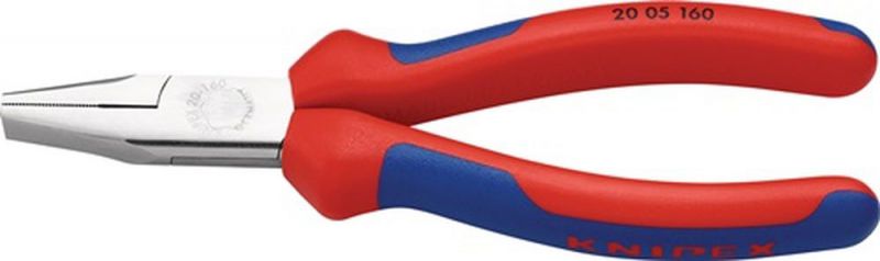 NW-KNIPEX Flachzange (Gesamtlänge 160 mm / verchromt) - 20 05 160