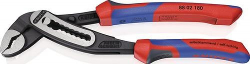 NW-KNIPEX Wasserpumpenzange (Länge 180 mm Spannweite 36 mm / poliert) - 88 02 180