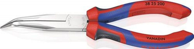 NW-KNIPEX Mechanikerzange (Länge 200 mm Form 2 / 40° gewinkelt Comfort-Griff) - 38 25 200