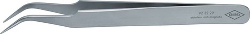 NW-KNIPEX Präzisionspinzette Länge 120 mm 45° gewinkelt - 92 32 29