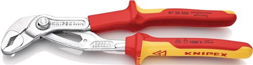 NW-KNIPEX Wasserpumpenzange (Länge 250 mm Spannweite 46 mm / verchromt VDE) - 87 26 250