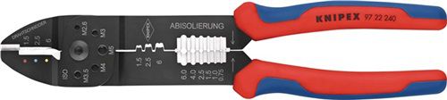 NW-KNIPEX Crimpzange (Länge 240 mm / 0,5-6(AWG 20-10)/0,5-2,5 (AWG 20-13) mm²) - 97 22 240