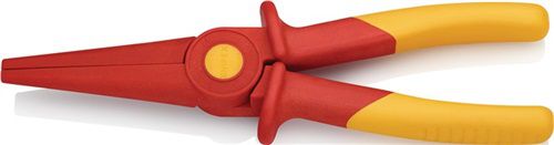 NW-KNIPEX Flachrundzange (Gesamtlänge 220 mm / Kunststoff, glasfaserverstärkt) - 98 62 02
