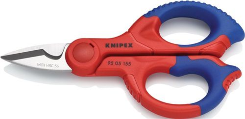 NW-KNIPEX Elektriker-/Handwerkerschere Länge 155 mm - 95 05 155 SB
