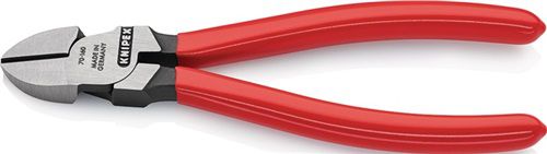 NW-KNIPEX Seitenschneider (Länge 180 mm / Kopf poliert) - 70 01 180