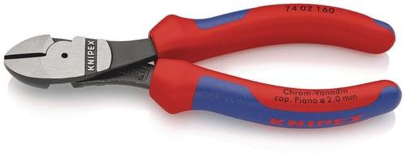 NW-KNIPEX Kraftseitenschneider (Länge 160 mm / poliert Form 0) - 74 02 160