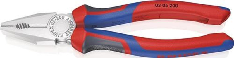 NW-KNIPEX Kombizange (Länge 200 mm / verchromt Comfort-Griff) - 03 05 200