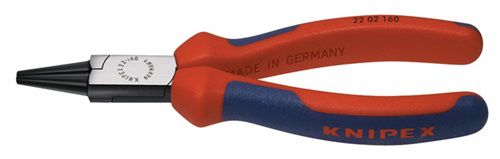 NW-KNIPEX Rundzange (Länge 160 mm / Kopf poliert) - 22 02 160
