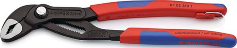 NW-KNIPEX Wasserpumpenzange (Länge 250 mm Spannweite 46 mm / poliert) - 87 02 250 T