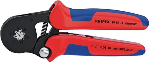 NW-KNIPEX Aderendhülsenzange (Gesamtlänge 180 mm / 0,08 - 10,0 (AWG 28 - 7) mm²) - 97 53 14