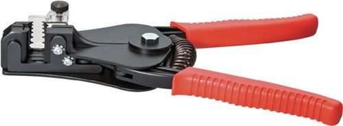 NW-KNIPEX Abisolierzange (Länge 180 mm / schwarz lackiert Kunststoffüberzug) - 12 21 180