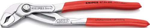 NW-KNIPEX Wasserpumpenzange (Länge 300 mm Spannweite 60 mm / verchromt) - 87 03 300