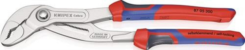 NW-KNIPEX Wasserpumpenzange (Länge 300 mm Spannweite 60 mm / verchromt) - 87 05 300