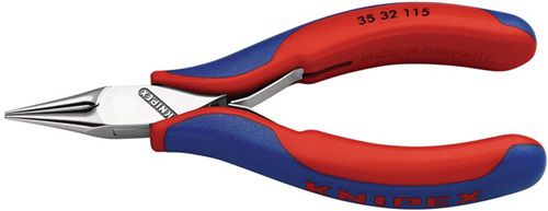 NW-KNIPEX Elektronikgreifzange (Gesamtlänge 115 mm / rundspitze Backen Form 3) - 35 32 115