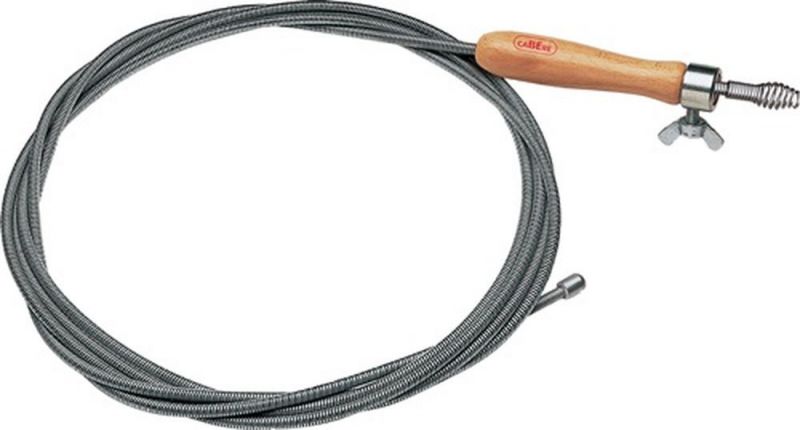 CABERE Rohrreinigungswelle (Länge 5 m Wellen-Ø 9 mm / Krallen-Ø 20 mm einlagig) - 93603