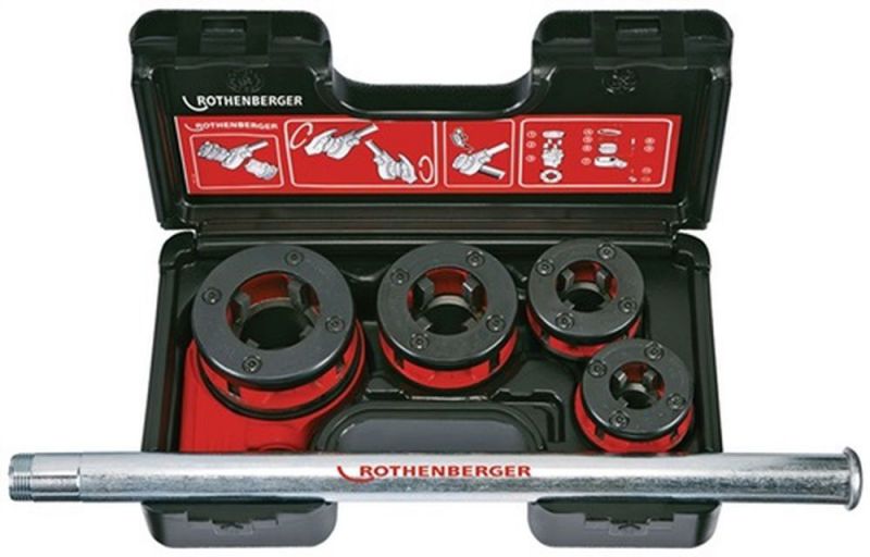 Rothenberger Schneidkluppenset 1/2, 3/4, 1, 1 1/4 “ - 070781X