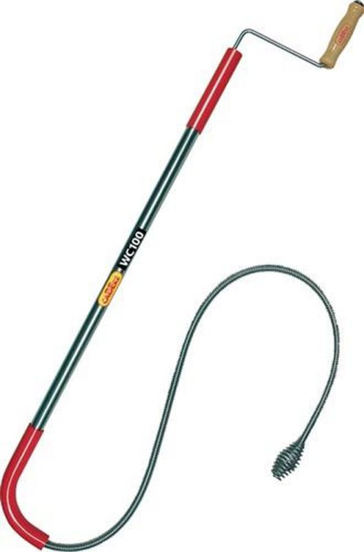 CABERE WC-Reinigungsgerät (Länge 90 cm Wellen-Ø 11 mm / Spiralen-Ø 11 mm Krallen-Ø 30 mm) - 00100