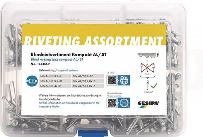 Enviropack Blindnietsortiment 300-teilig - 1854659