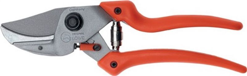 LÖWE Gartenschere Amboss (Gesamtlänge 210 mm / Schneidleistung 24 mm m. Ku-Griffen) - 8.107