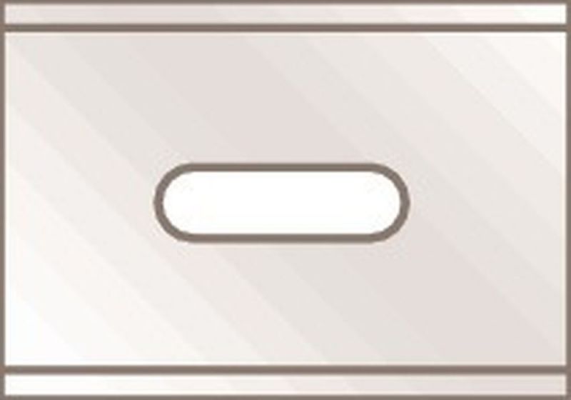 Martor Industrieklinge (Länge 26 mm Breite 18,5 mm / Stärke 0,4 mm) - 92.66