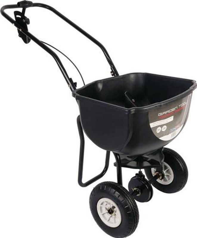 MATADOR Streugutwagen (20 l Kunststoff schwarz / Bereifung Gummiräder luftbereift) - GP14