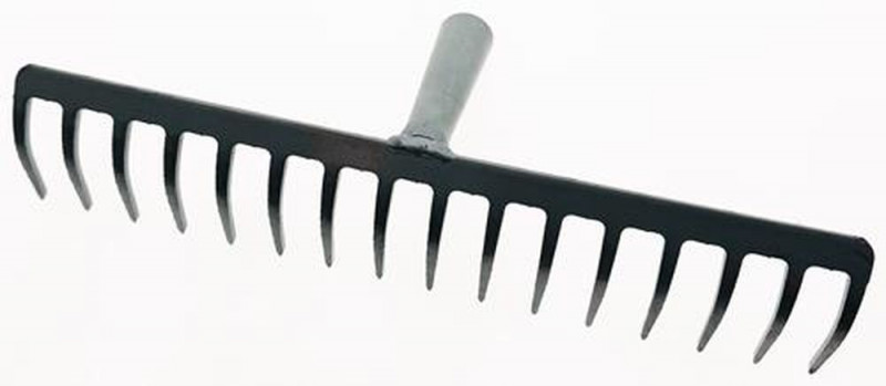 Krumpholz Gartenrechen (Arbeitsbreite 410 mm / Zinkenlänge 70 mm 16 Zinken) - 4913