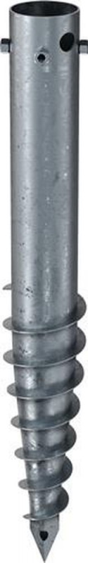 ALFRA Schraubfundament (Länge 800 mm Ø 89 mm / Gewinde 4xM12) - A0414