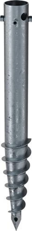 ALFRA Schraubfundament (Länge 800 mm Ø 76 mm / Gewinde 4xM12) - A0411