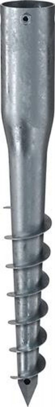 ALFRA Schraubfundament (Länge 550 mm Ø 68 mm / Gewinde 1xM8) - A0403