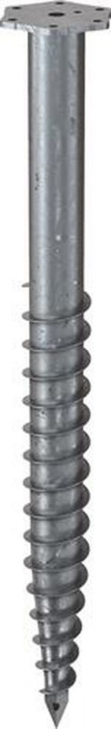 ALFRA Schraubfundament (Länge 1300 mm Ø 89 mm / Gewinde M24) - A0453