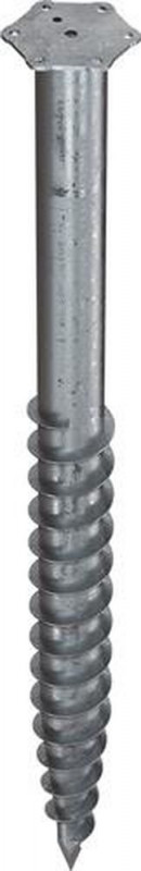 ALFRA Schraubfundament (Länge 1300 mm Ø 76 mm / Gewinde M12) - A0435