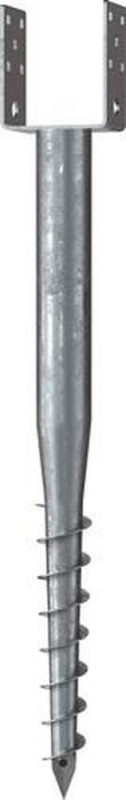 ALFRA Schraubfundament (Länge 730 mm Ø 60 mm / lichte Weite 111 mm) - A0457