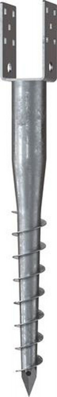 ALFRA Schraubfundament (Länge 730 mm Ø 60 mm / lichte Weite 71 mm) - A0458