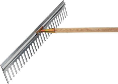 FLORA Alu-Rechen (Arbeitsbreite 750 mm / Zinkenlänge 80 mm 28 Zinken) - 02218/75
