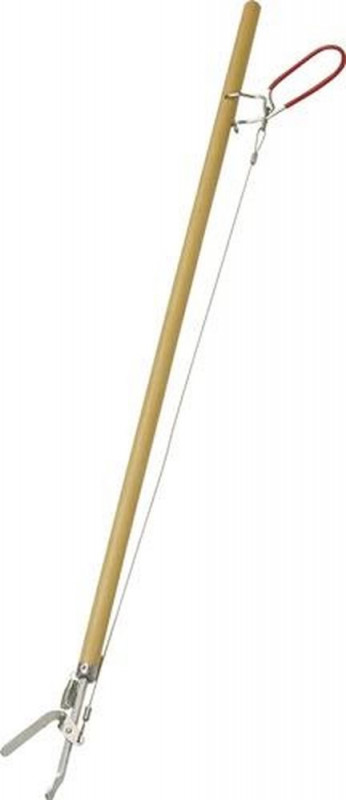 FLORA Abfallgreifzange (850 mm / Holz, Stahldraht, Stahl Schlaufengriff) - 01321