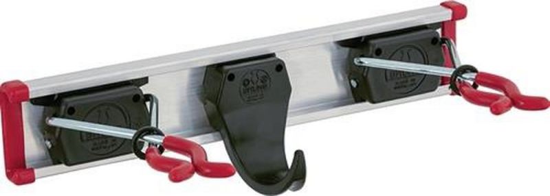 3M Gerätehalter (Länge Führungsschiene 300 mm / Haken 1 Halter 2) - SB 2.1.030
