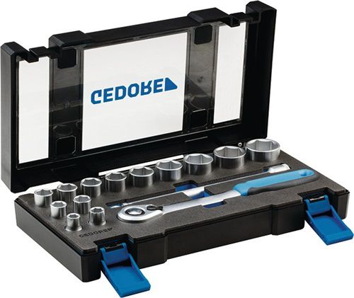 Gedore Steckschlüsselsatz (15-teilig 1/2 “ / Schlüsselweiten 10-32 mm) - 3014347