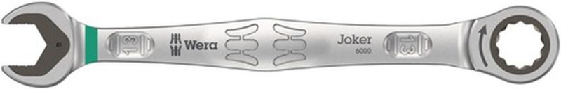 NW-Wera Maulringratschenschlüssel (Schlüsselweite 10 mm Länge 159 mm / umschaltbar, Ringseite 15 °) - 05020065001