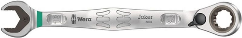 NW-Wera Maulringratschenschlüssel (Schlüsselweite 13 mm Länge 179 mm / umschaltbar, Ringseite 15 °) - 05020068001