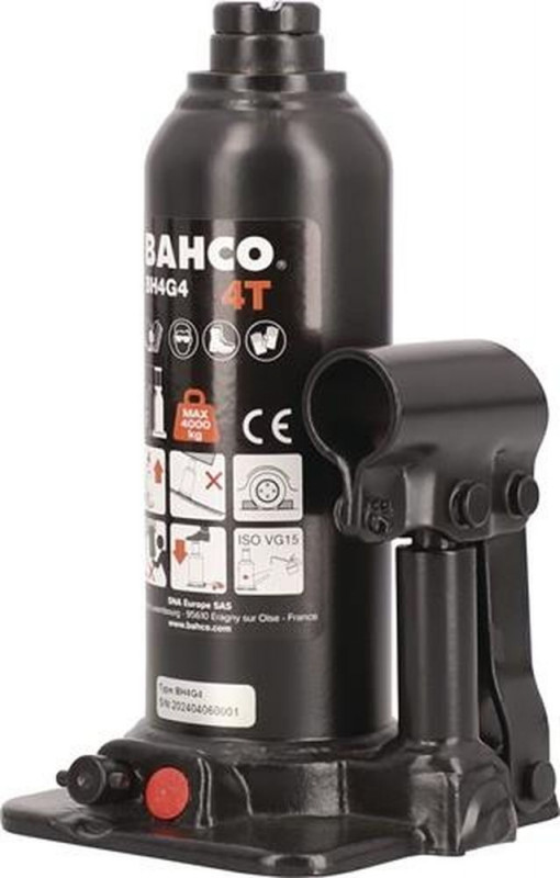 BAHCO Flaschenwagenheber (Tragfähigkeit 4 t Hub 373 mm / Bauhöhe 193 mm) - BH4G4