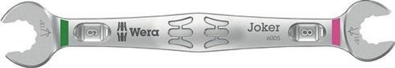NW-Wera Doppelmaulschlüssel 8 x 9 mm Länge 123 mm - 05020311001