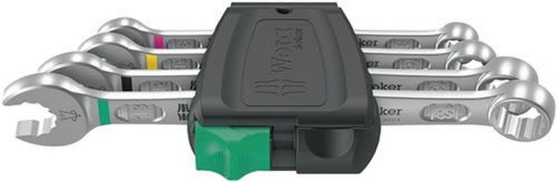 NW-Wera Ringmaulschlüsselsatz (4-teilig Schlüsselweite 8-13 mm / Form A legierter Werkzeugstahl) - 05020228001