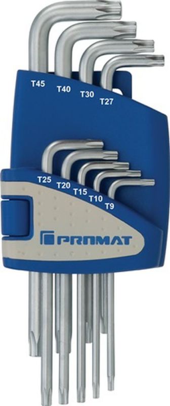 PROMAT Winkelschraubendrehersatz 9-teilig T9 - T45 - 4000825113 