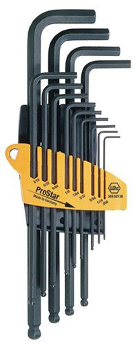 Wiha Winkelschraubendrehersatz (13-teilig ProStar-Halter / SW 0,05 - 3/8 “ (1,27 - 9,53 mm)) - 24189