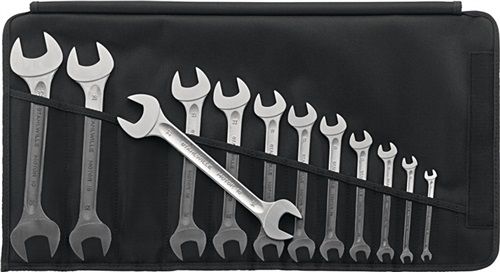 Stahlwille Doppelmaulschlüsselsatz (12-teilig SW6-32 mm / Chrom-Alloy-Stahl verchromt) - 96400306